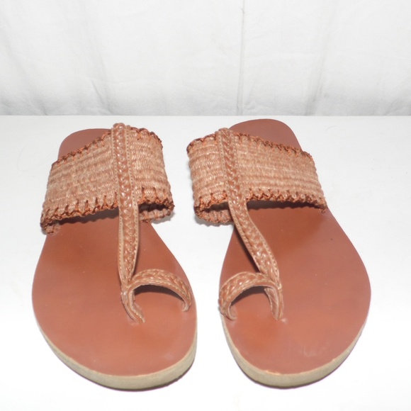 Lucky Brand Shoes - Lucky Brand Harmony Brown Toe Thong Sandals 6.5